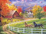 Horses Running Free Jigsaw Puzzle
