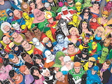 Desenhos de Justice Leagues Jigsaw Puzzle para colorir