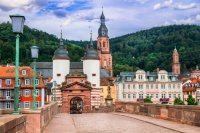 Desenhos de Karl Theodor Bridge, Heidelberg, Germany Jigsaw Puzzle para colorir