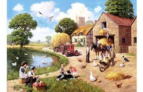 Harvest Time Art Jigsaw Puzzle