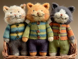 Knitted Kittens Jigsaw Puzzle