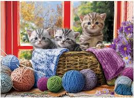 Knittin’ Kittens Jigsaw Puzzle
