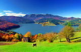 Lake and Hills Landscape Jigsaw Puzzle