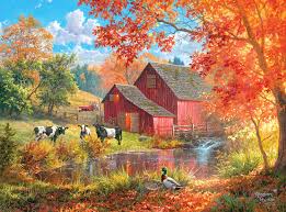 Desenhos de Life on the Farm Jigsaw Puzzle para colorir