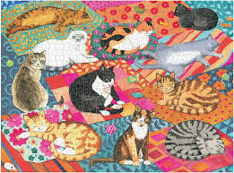 Lounging Cats – Galison Puzzles Jigsaw