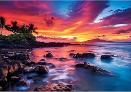 Maui Island Sunset Jigsaw Puzzle