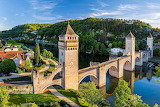 Medival Bridge Cahors, France Jigsaw Puzzle