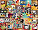 Memory Lane TV Collage Jigsaw Puzzle