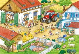 Merry Country Life Jigsaw Puzzle