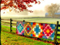 Misty Morning Quilt Jigsaw Puzzle