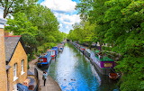 Moorage, Regent’s Canal, London Jigsaw Puzzle