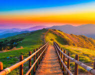 Mount Sobaek Sunset Jigsaw Puzzle