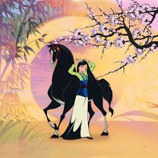 Desenhos de Mulan Princess Wallpaper Jigsaw Puzzle para colorir