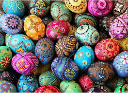 Multicolor Easter Egg Jigsaw Puzzle