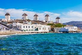 Mykonos Windmills, Greece Jigsaw Puzzle