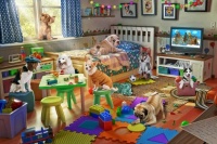 Naughty Doggies Jigsaw Puzzle