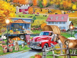 New England Farm Jigsaw Puzzle