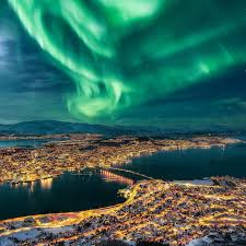 Desenhos de Northern Lights in Tromso, Norway Jigsaw Puzzle para colorir