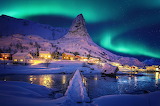 Northern lights, Reine Norway Jigsaw Puzzle