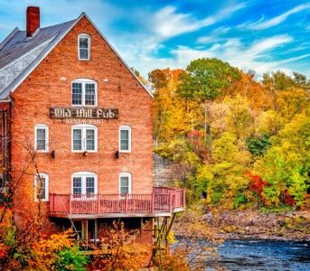 Old Mill Pub Jigsaw Puzzle