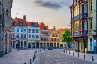 Old Town Quarter, Lille , France Jigsaw Puzzle