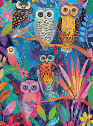 Owls in Paradise Jigsaw Puzzle