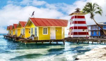 Panama Bungalows Jigsaw Puzzle