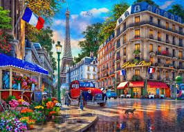 Paris Street Corner Jigsaw Puzzle