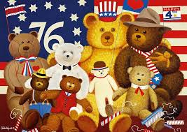 Patriotic Stuffy Bunch – Charles Wysocki Puzzles Jigsaw