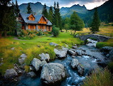 Peace of a Rustic Landscape Jigsaw Puzzle