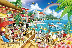 Peanuts Beach Resort Snoopy Jigsaw Puzzle