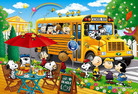Peanuts Gang School Bus Jigsaw Puzzle