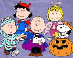Desenhos de Peanuts Halloween Jigsaw Puzzle para colorir