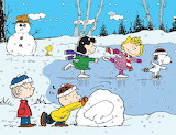 Desenhos de Peanuts Skating Jigsaw Puzzle para colorir