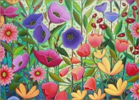 Peggy’s Garden – Colorful Flowers Jigsaw Puzzle