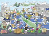 Pickleball Play Jigsaw Puzzle