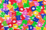 Plastic Letters Jigsaw Puzzle
