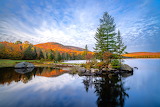Pond Autumn colors Vermont Jigsaw Puzzle