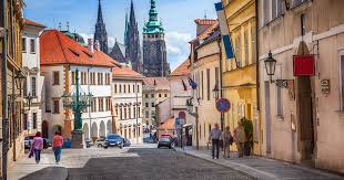 Prague Castle Street, Czech Republic Jigsaw Puzzle