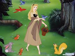 Princess Aurora in Forest Jigsaw Puzzle