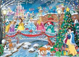 Princess in Winter Garden Jigsaw Puzzle