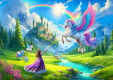 Princess of Unicorn Kingdom Jigsaw Puzzle