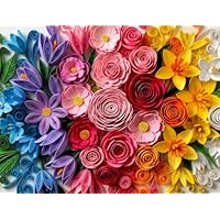 Quilled Flower Jigsaw Puzzle