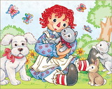 Raggedy Ann and Pets Jigsaw Puzzle