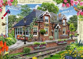 Railway Cottage Jigsaw Puzzle