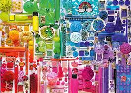 Rainbow Crafters Stash Jigsaw Puzzle