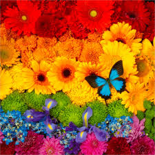 Rainbow Flowers Jigsaw Puzzle 3