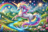 Rainbow Unicorn Jigsaw Puzzle
