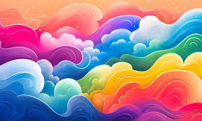 Rainbow Waves Jigsaw Puzzle