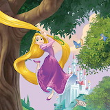 Rapunzel in Garden Jigsaw Puzzle